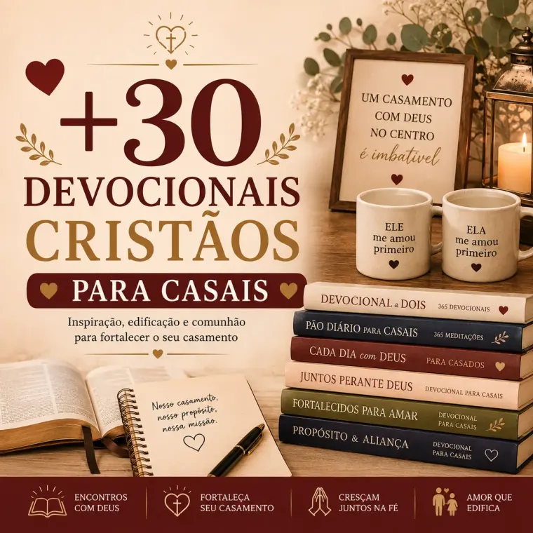 +30 Devocionais Cristãos para Casais