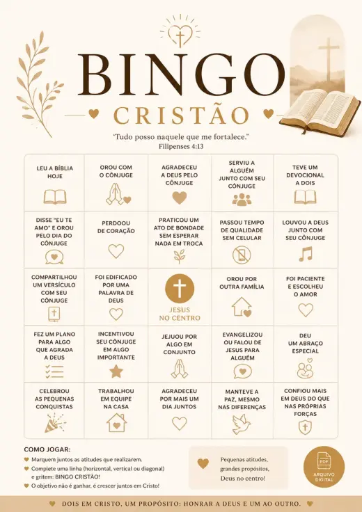 Bingo Cristão para casais